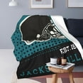 thumbnail image 3 of City Classic Football Blanket Football Decor Throw Blanket Football Fans Gifts Super Warm Soft Cozy Plush Lightweight Flannel Fleece Travel Bedding Blanket for Couch Kids Adults Women Man 80"X60", 3 of 6