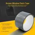 thumbnail image 4 of Window Screen Repair Kit Strong Adhesive Tape Repair Patch for Home Window Door Black/Gray, 4 of 9