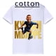 thumbnail image 2 of Camiseta de algodón blanca con estampado de Mbappé para niños, camisetas deportivas informales de verano de manga corta para niños y niñas, 2 of 4