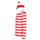 thumbnail image 4 of Conjunto de Disfraz Bearachild Camiseta Ligera Rayas Rojas y Blancas para Adultos e Hijos Rojo METRO, 4 of 6