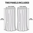 EasyGoing Outdoor Curtains for Patio Waterproof Cabana Grommet Curtain