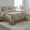 Khaki Ivory, variant on BrylaneHome Garden Ruffle Bedspread Set