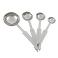 thumbnail image 1 of LOVIVER 4 Pieces Stainless Steel Measuring Spoons Teaspoons Tablespoons Kitchen Utensils, 1 of 8