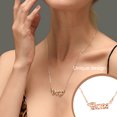 thumbnail image 3 of Collar de constelaciones Qarigey con encanto Ins oro rosa Aries, 3 of 6