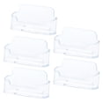 thumbnail image 2 of Homerr Business Card Holder Business Card Container Business Card Case Set 1 Smooth Surface Transparent Convenient Desktop Business Card Display Holder Office Supplies, 2 of 8