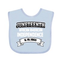 Inktastic African American Independence Juneteenth Boys or Girls Baby Bib