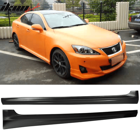 - Fits 06-13 Lexus IS250 IS350 IN-S Style Side Skirts Matte Black - PP