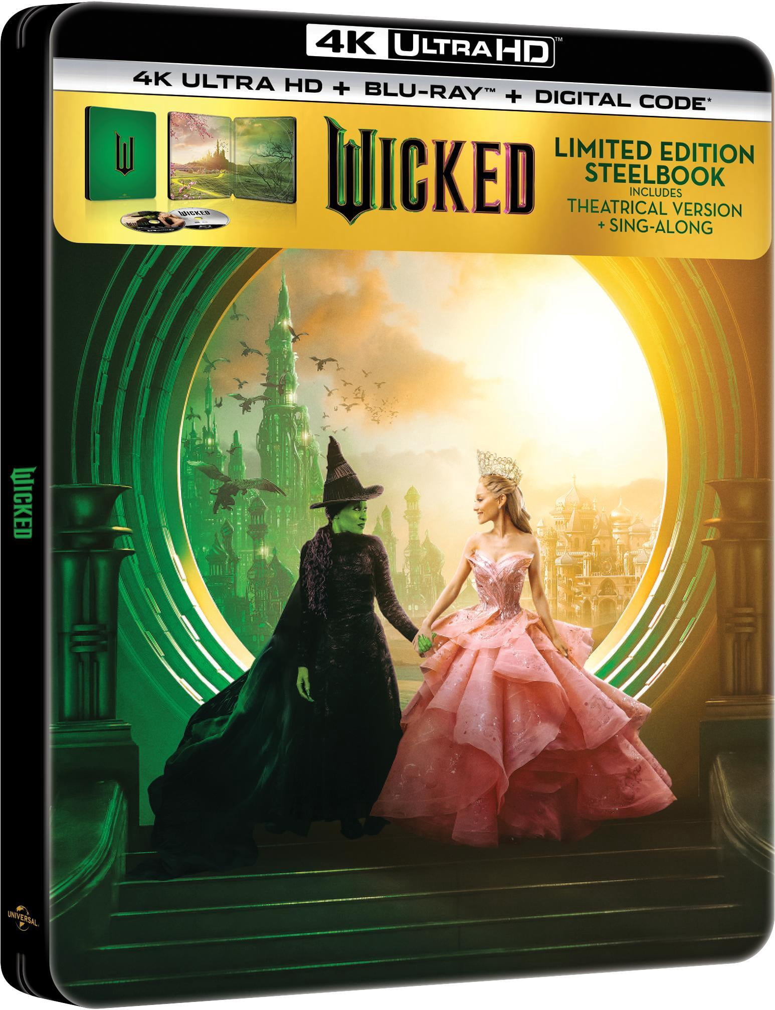 Wicked (Limited Edition Steelbook) (4K Ultra HD + Blu-ray + Digital Copy) Universal, Drama