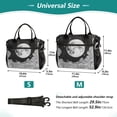 thumbnail image 4 of FORMRS Insulated Lunch Bag Unisex Large Capacity with Shoulder Strap, Black Moon, 4 of 6