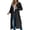 a-Black7454, variant on VNKIDY Women's Coat Autumn Winter Solid Color Trench Coat Long Sleeve Button Front Elegant Sleek Style Coat For Casual Daily Streetwear Activities Warm Outerwear
