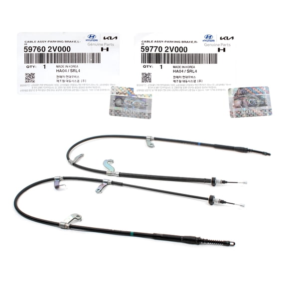 [Smart Choice Store] Genuine OEM Parking Brake Cable LH RH 597602V000 597702V000 For Hyundai Veloster 12-17