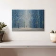 thumbnail image 2 of Elephant Stock Kiss Under The Rain Wall Art - Horizontal Canvas Wall Art - Living Room Wall Decor - Love Canvas - Blue And Gray Decor By Ekaterina Ermilkina - 12" x 8", 2 of 7