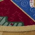 thumbnail image 3 of Safavieh Chelsea Dean Geometric Wool Area Rug, White/Multi, 4' x 4' Round, 3 of 9