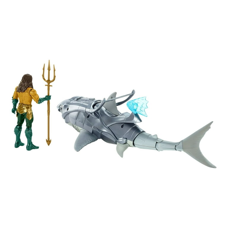 Aquaman & warrior shark figure & creature pack deals