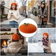 thumbnail image 4 of Jiibva Handmade Kawaii Beret Cartoon Beret Hat Green Leaves Fruit Berets French Style Beret Hats Cute Fruit Painter Hat Lolita Mori Cap for Women, 4 of 7
