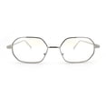 thumbnail image 5 of Hipster Metal Octagonal Double Bridge Blue Light Filtering Computer Glasses, 5 of 8