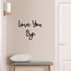 thumbnail image 2 of Letrero de madera Dripykiaa Love You Bye para decoración del hogar, 55 cm, 2 of 8