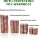 thumbnail image 3 of 50 Pack Cedar Wood Moth Repellent Textile Moth Repellent Cedar Wood Balls Hearts Natural Chemical Free, Natural Moth Trap Fo, 3 of 5
