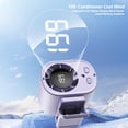 thumbnail image 4 of Car Clip Fan Rechargeable Portable Air Conditioning Fan with LED Display 360° Rotation, 4 of 7