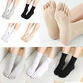 thumbnail image 2 of Fashion Women Man Five Finger Sock Summer Middle Tube Toe Sock Antiskid, 2 of 13