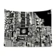 thumbnail image 3 of Tapiz japonés en blanco y negro para colgar en la pared, tapiz para dormitorio, tapiz para mesita de noche, decoración de habitación, manta, alfombra de pared, mandala gótico hippie, 3 of 5