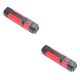 thumbnail image 1 of Soidarity Linterna ABS LED COB portátil 3W luz de trabajo Jogging nocturno emergencia antorcha eléctrica herramienta de iluminación luces con gancho Rojo 2piezas Soidarity CBP194236, 1 of 6