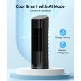 thumbnail image 4 of Ventilador de torre sin aspas Abolee FTS006 de 13" con 4 velocidades y control remoto, 4 of 7