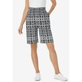 thumbnail image 2 of Woman Within Plus Size Elastic-Waist Knit Short, 2 of 6