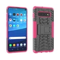 thumbnail image 2 of Samsung Galaxy S10 Plus / Galaxy S10 / Galaxy S10E Cases Protective, Njjex Dual Layer Shockproof Slim Protective with Kickstand Hard Phone Case Cover -Hot Pink, 2 of 7