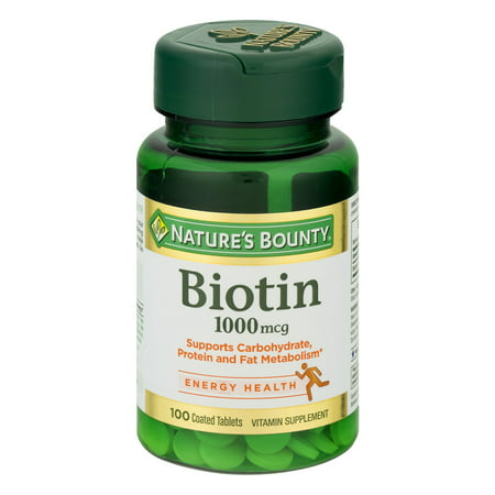 Nature's Bounty Biotin 1000 MG - 100 CT