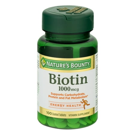 Nature's Bounty Biotin 1000 MG - 100 CT