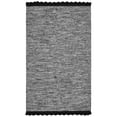 thumbnail image 6 of SAFAVIEH Montauk Sharlene Solid Braided Cotton Runner Rug, Black, 2'3" x 7', 6 of 7