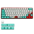 thumbnail image 2 of PBT Sublimation 71 Key Full Set for GK64 RK61 - Multicolor, English, 2 of 8