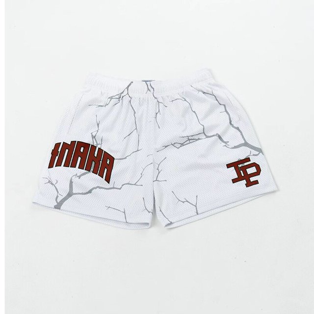 Inaka-pantalones cortos deportivos para hombre y mujer, Shorts de malla de secado rápido, transpirables, tendencia, para gimnasio, correr, baloncesto, Fitness, verano, 2022 Fivean unisex