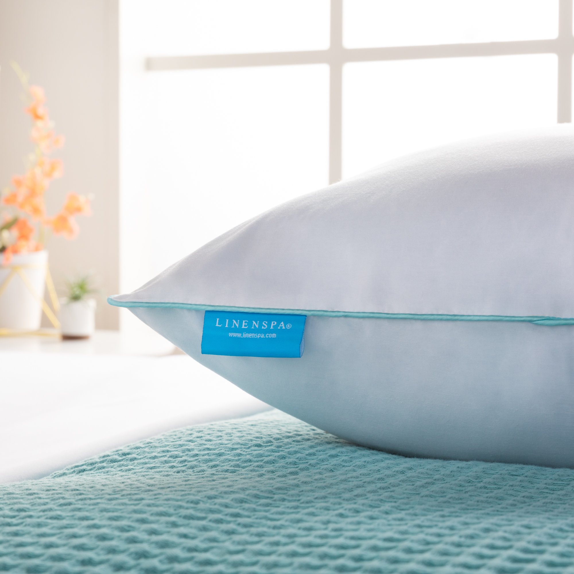 Linenspa Essentials Plush Polyfiber Standard Bed Pillow