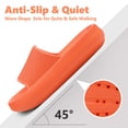 thumbnail image 5 of Cozy Cloud Slippers for Women and Men | House Slides Shower Sandals | Extra Comfort | Cushioned Thick Sole, 5 of 8