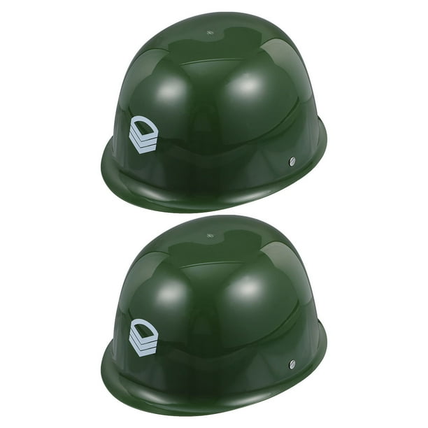 2 sombreros militares de plástico para niños, ideales para disfraces de soldado, para fiestas de Halloween y juegos de rol