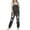 Gray, variant on utcoco Adjustable Straps Women's Ripped Distressed Denim Denim Pants