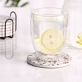 thumbnail image 4 of 4 Pouces Coasters pour les Boissons, Absorbant Coasters avec Support, Lot de 6, 2 Motif Terrazzo, 4 of 6