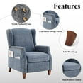 thumbnail image 5 of Canvas Push Back Lounge Chair, 5 of 6