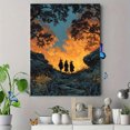 thumbnail image 4 of Moody Witches Coven Canvas Print, Mystical Celestial Halloween Art, Enchanted Dark Home Decor, 4 of 8