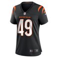 thumbnail image 2 of Women's Nike Joe Bachie Black Cincinnati Bengals Game Jersey, 2 of 4