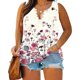 thumbnail image 2 of Blusa de chaleco sin mangas con cuello en V y estampado de tallas grandes suelta informal con estilo para mujer OAVQHLG3B Store lin121212, 2 of 5