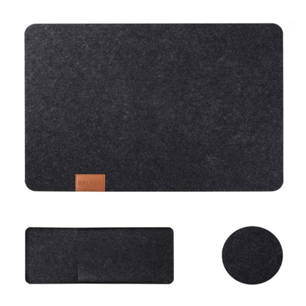 Felt Place Mats Heat Resistant Mat Set Felt Placemats,18pcs Placemats for Dining Table Set of 6 Includes Coasters and Silverware Holders.