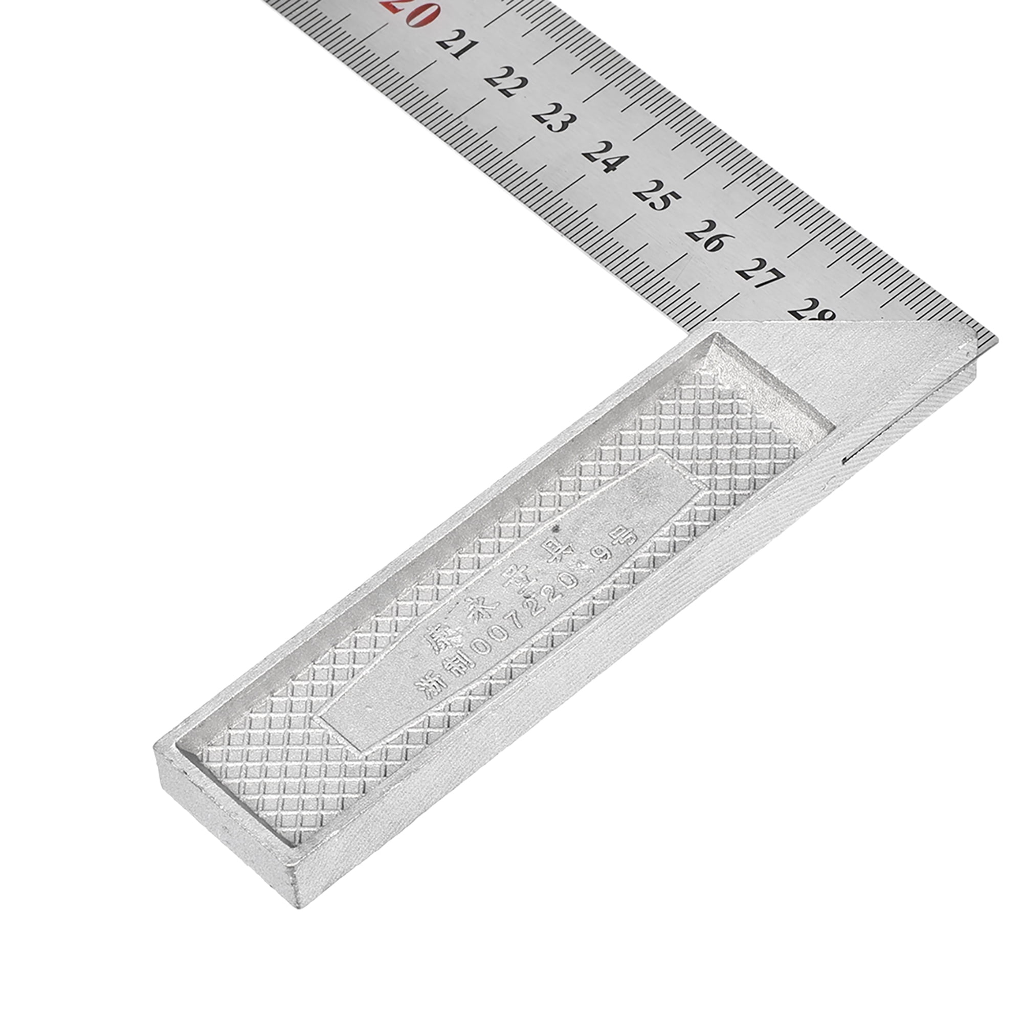 Right Angle Ruler 300mm L Shape Carpenter Square Dual Side Scale Layout Tool 