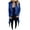 Blue, variant on Vedolay Coat for Women Jacket for Women Lightweight Loose Fit Outerwear Fashion Solid Casual Jackets,Black 3XL