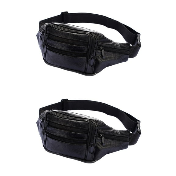 2 Pieces Women's Belt Bag Sports Wasit Waist Pack Fanny Pouch Workout