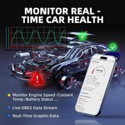 Autel AP2500E OBD2 Scanner Bluetooth Code Reader All-System Diagnoses Code Read/Clear, Check Engine Light, CAN FD, 5 Hot Resets for Android/iOS