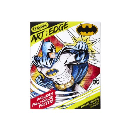 Crayola Batman Coloring Book Pages, 1 Full Color Batman Poster, 28 ...