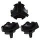 thumbnail image 4 of Juego de 3 tornillos universales para casco de motocross, repuesto de visera, color negro, para reparación de casco de motocicleta, 4 of 8